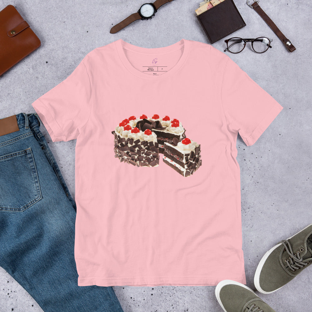 Unisex Tee: Creamy Chocolate Cake