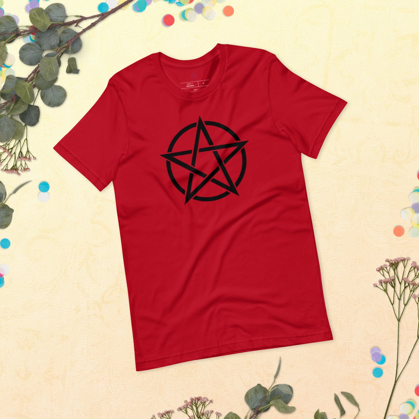 Unisex Tee Bella + Canvas 3001: Pentacle (black)