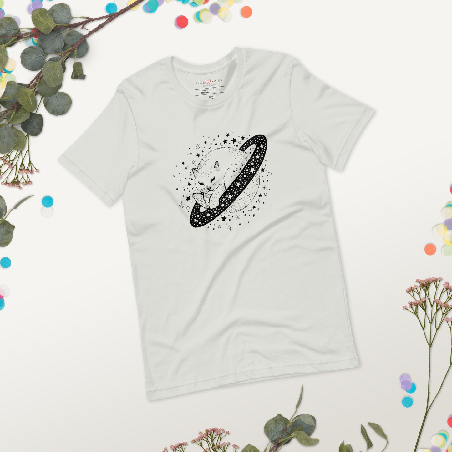 Unisex Tee Bella + Canvas 3001: Cosmic Kitty