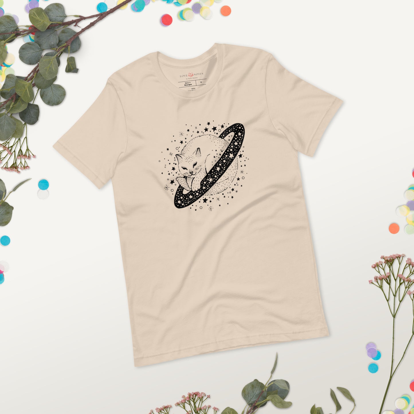 Unisex Tee Bella + Canvas 3001: Cosmic Kitty