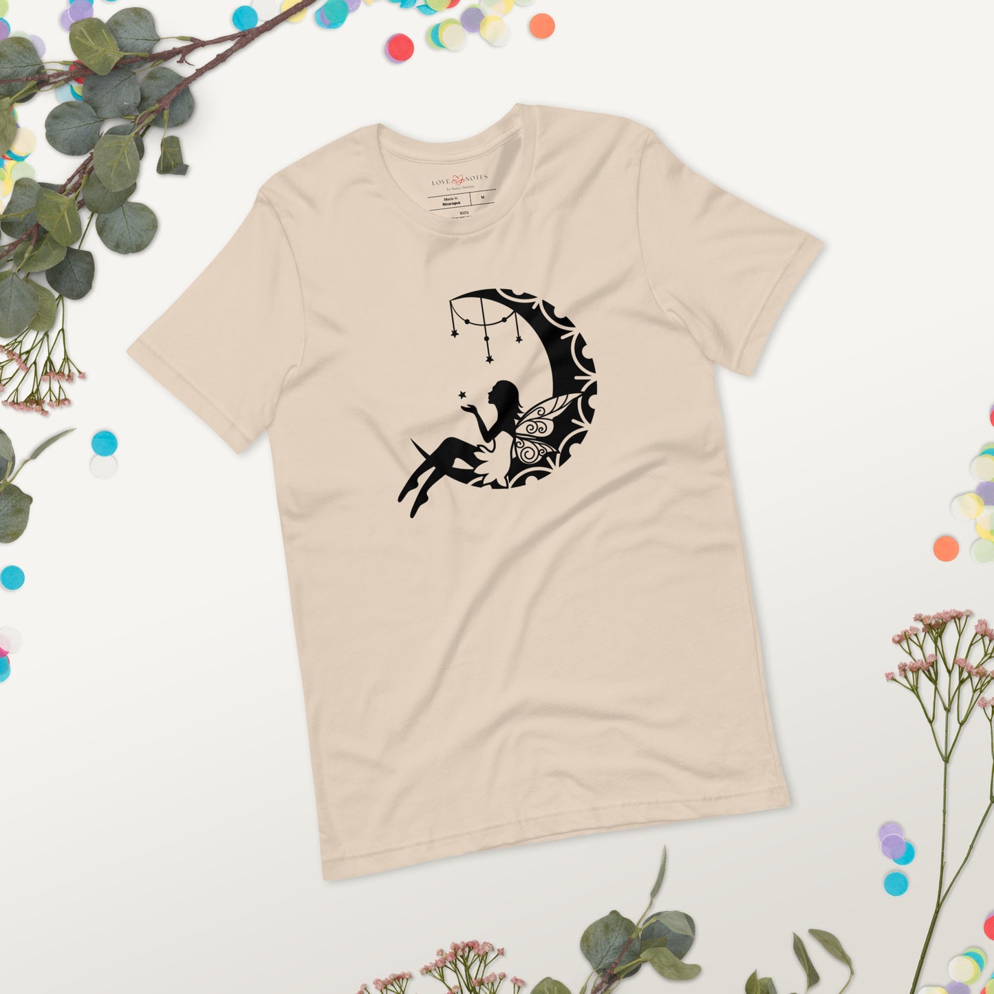 Unisex Tee: Elegant Fairy Moon