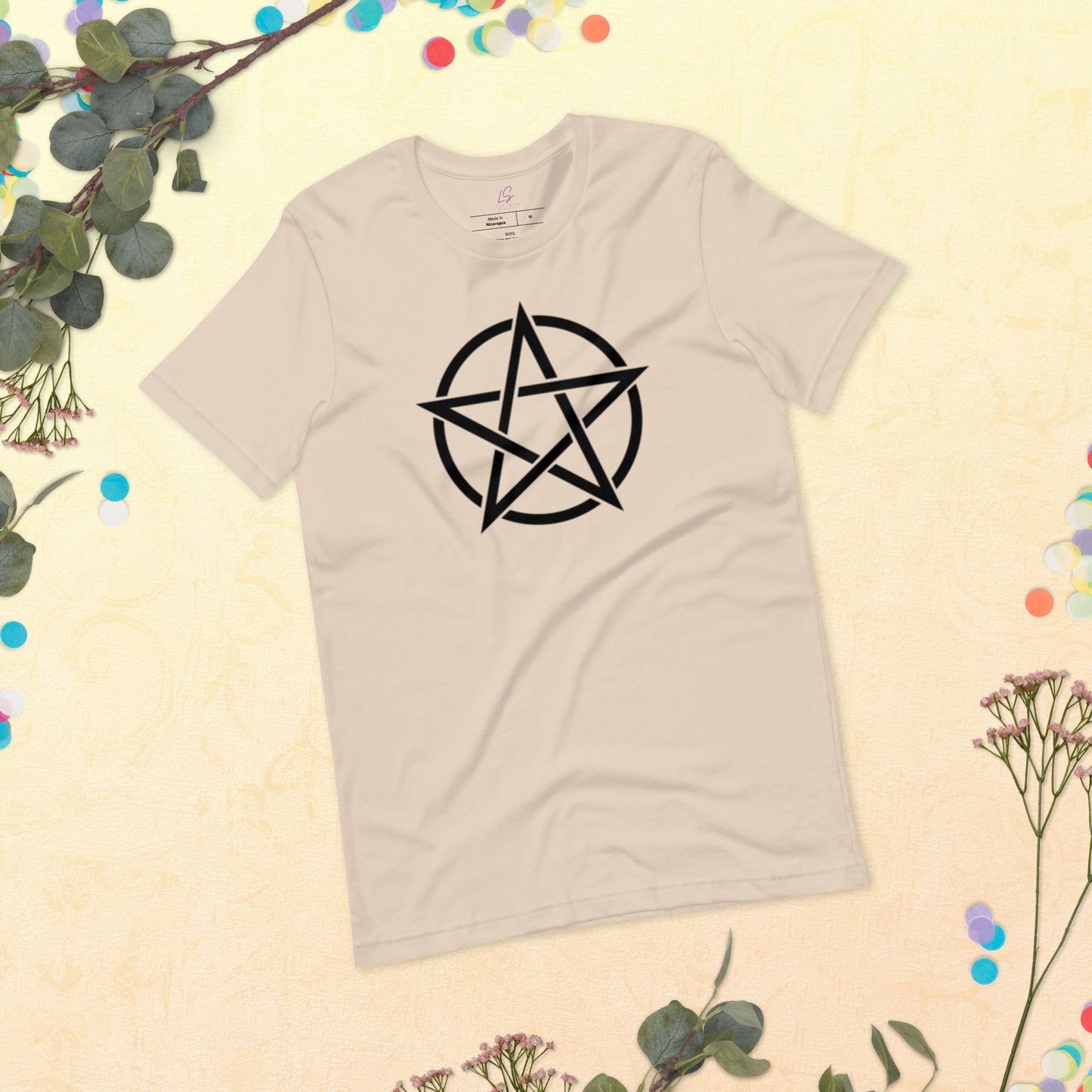 Unisex Tee Bella + Canvas 3001: Pentacle (black)