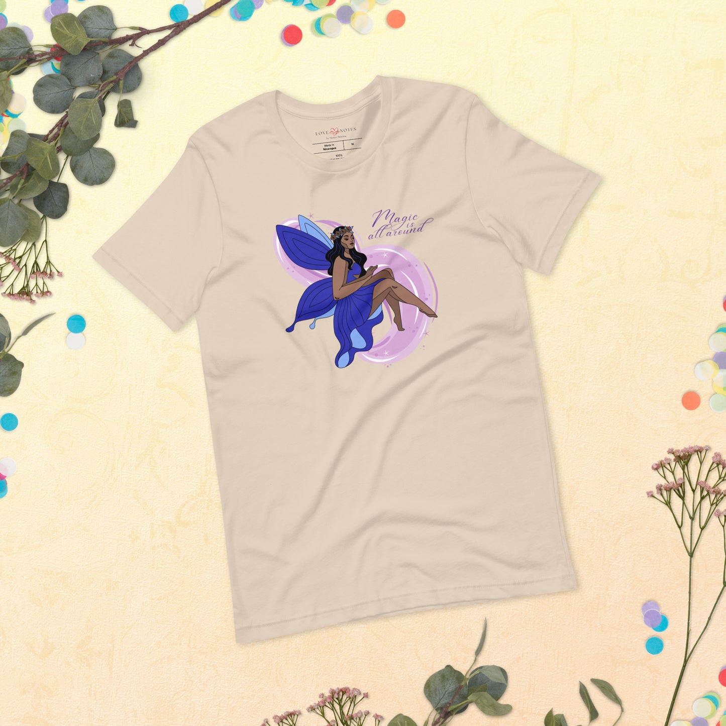 Unisex Tee: Blue Fairy | Magic is All Around