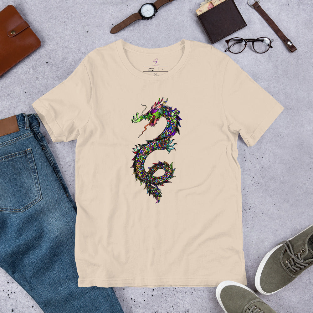 Unisex Tee: Colorful Dragon