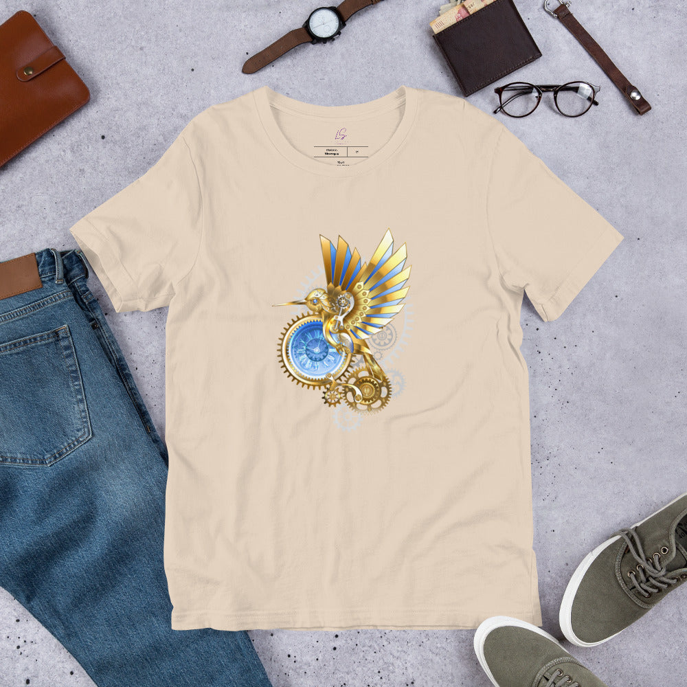 Unisex Tee: Steam Punk Hummingbird