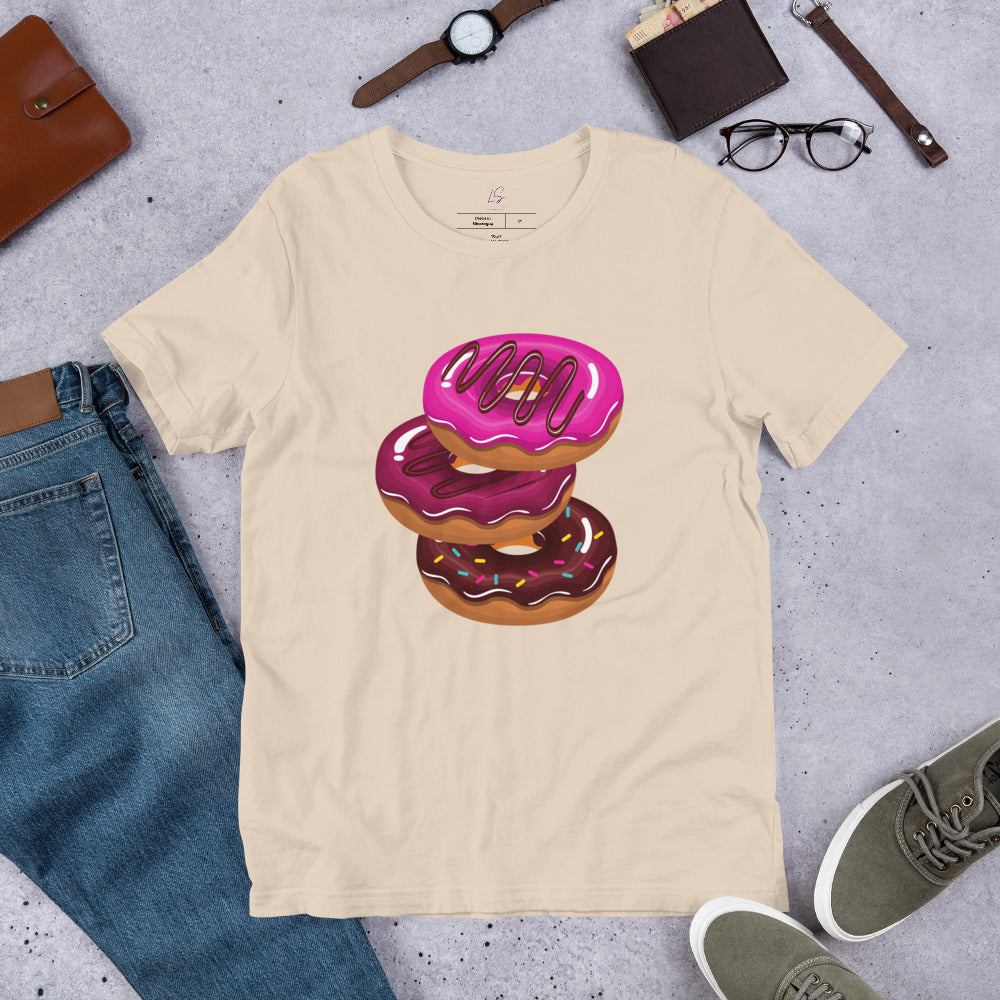 Unisex Tee: Frosted Donuts