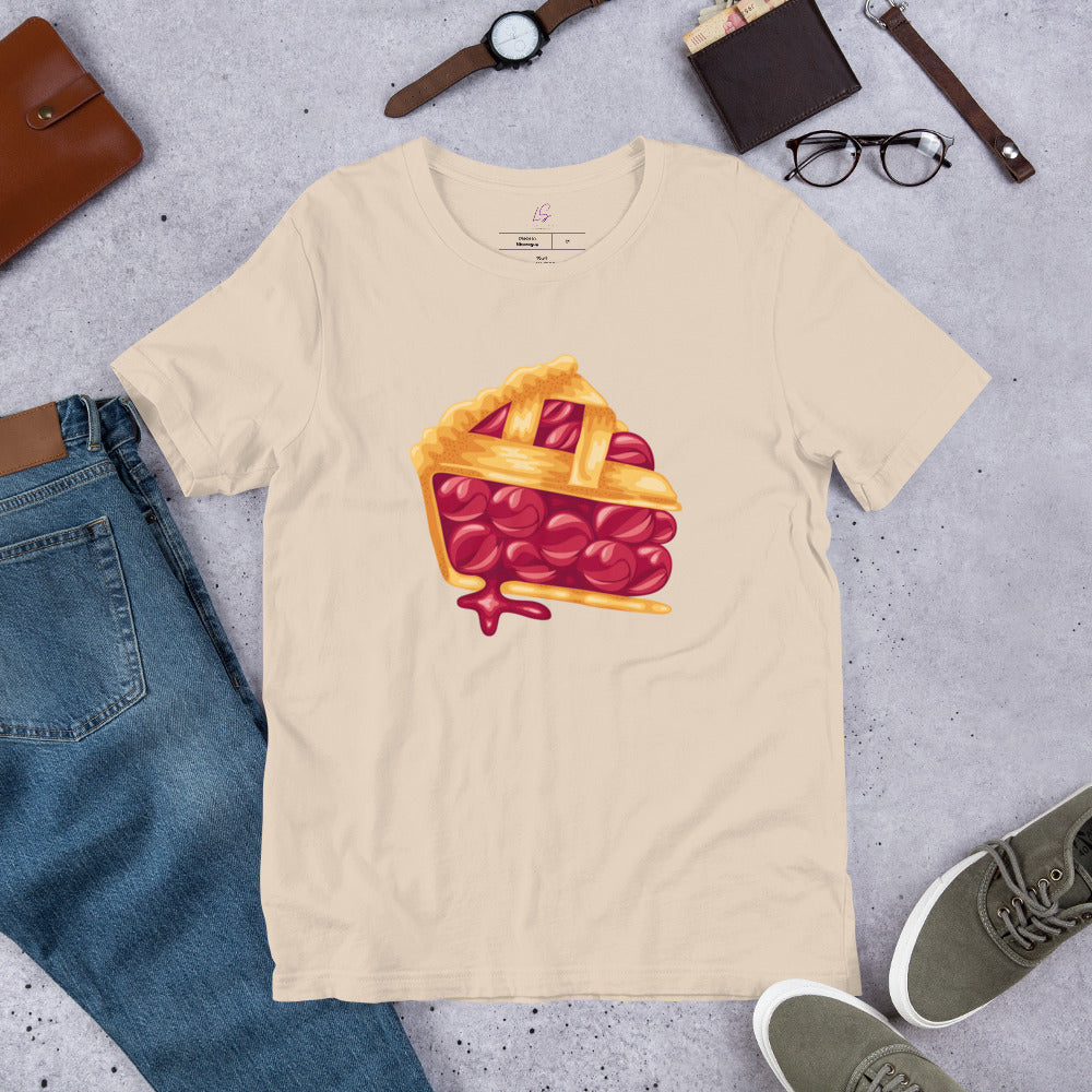 Unisex Tee: Cherry Pie Slice