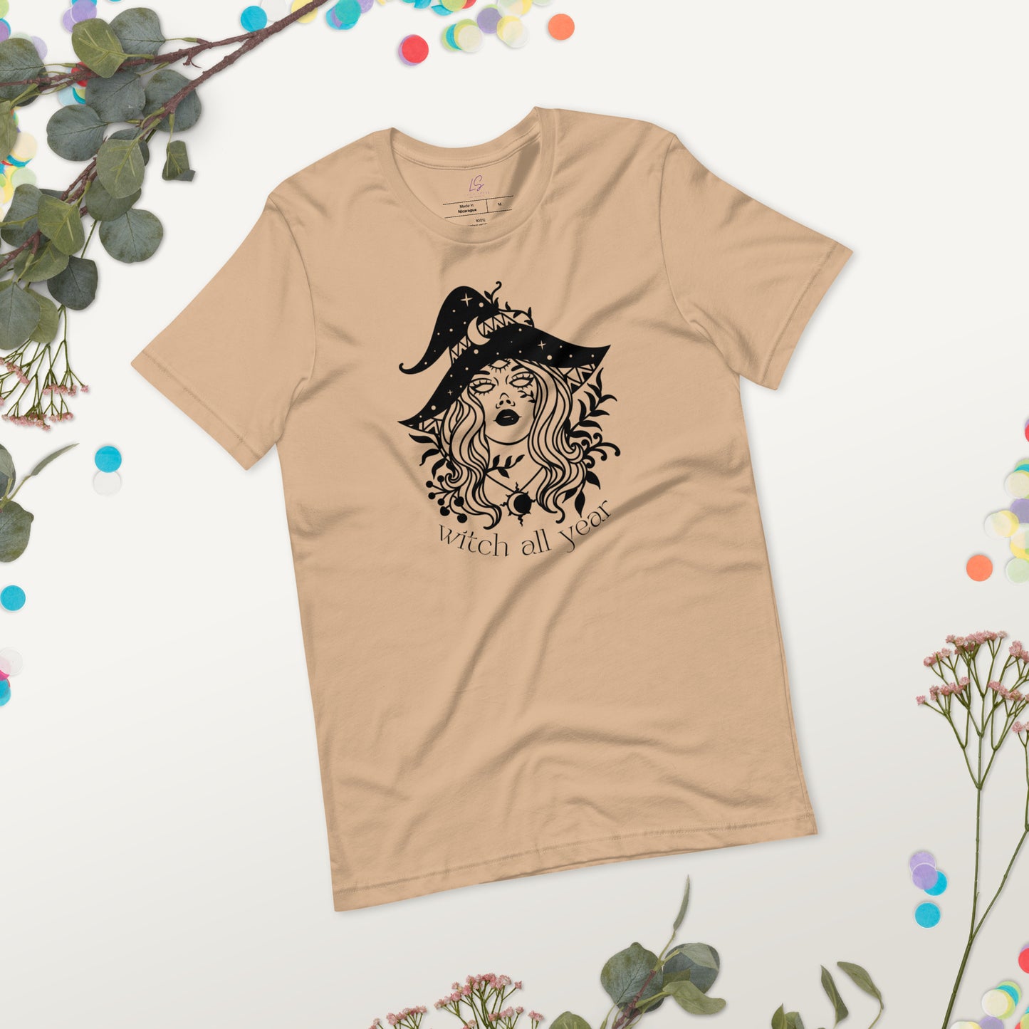 Unisex Tee Bella + Canvas 3001: Witch All Year