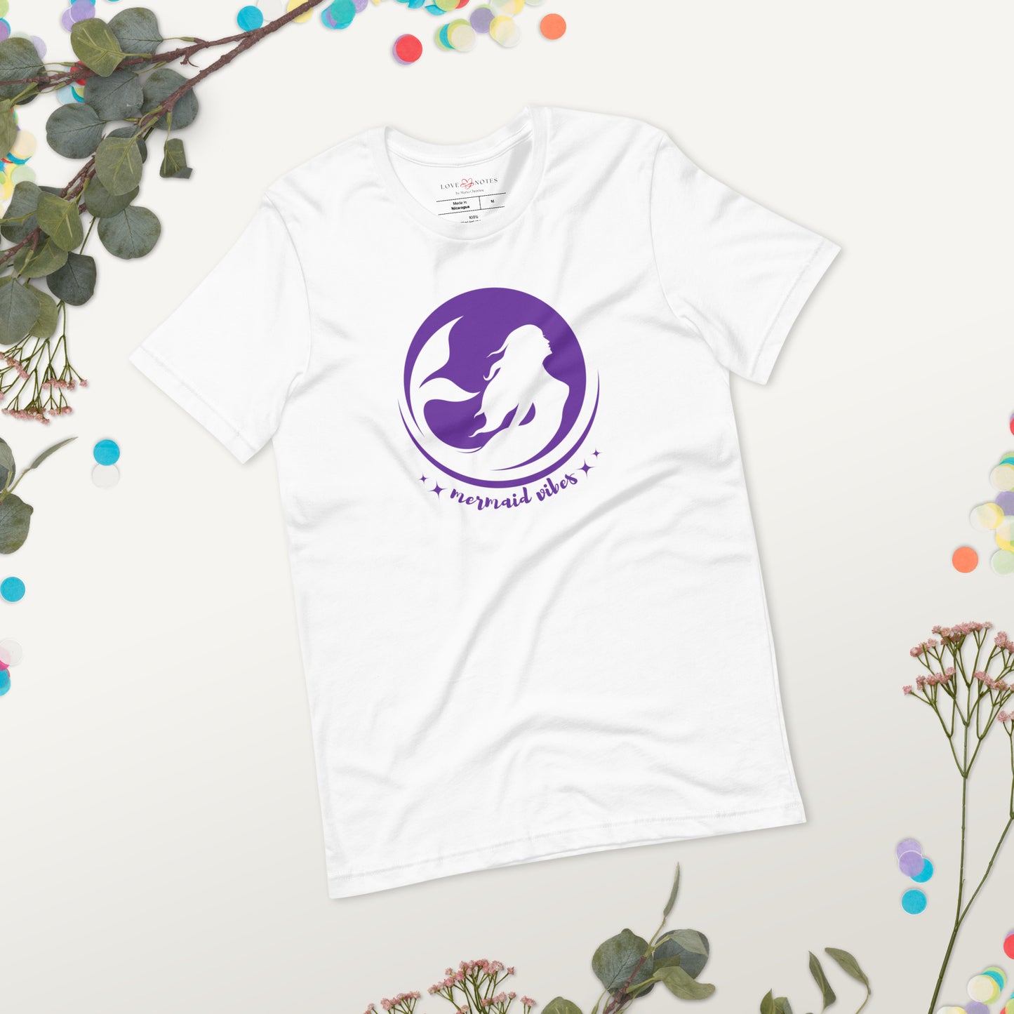 Unisex Tee: Mermaid Vibes (circular)