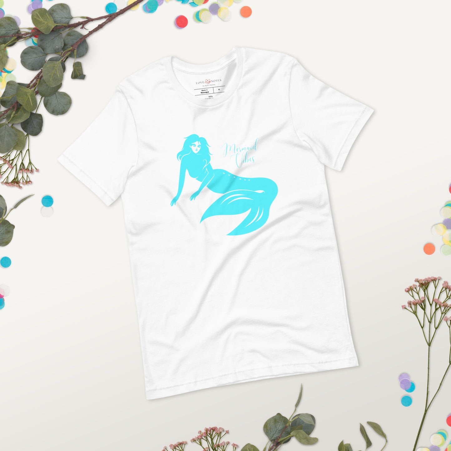 Unisex Tee: Mermaid Vibes (turquoise)