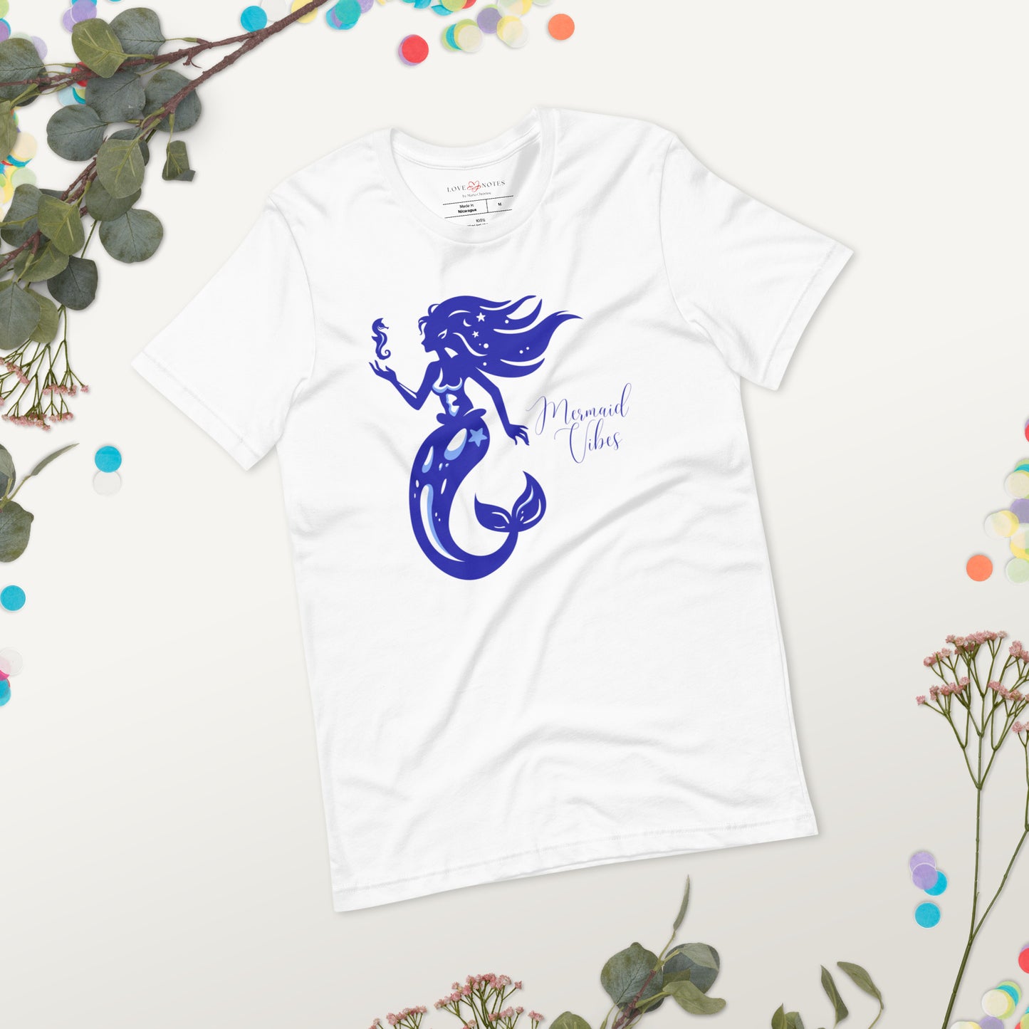 Unisex Tee: Mermaid Vibes (blue)
