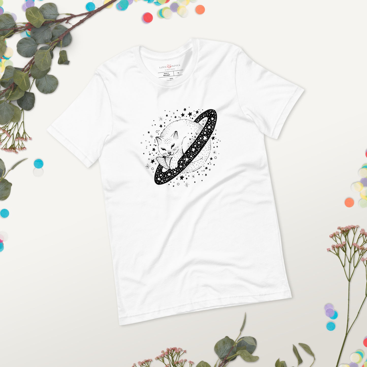 Unisex Tee Bella + Canvas 3001: Cosmic Kitty