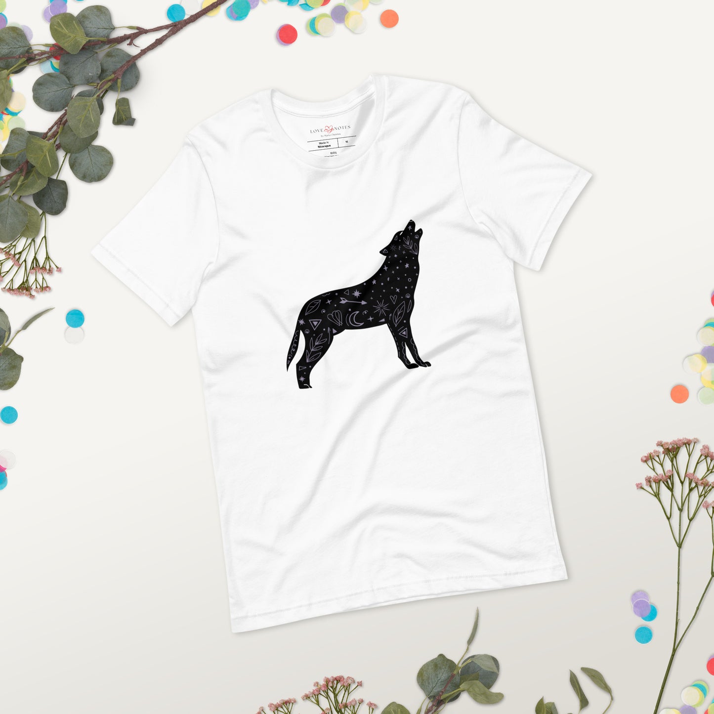 Unisex Tee: Mystic Wolf