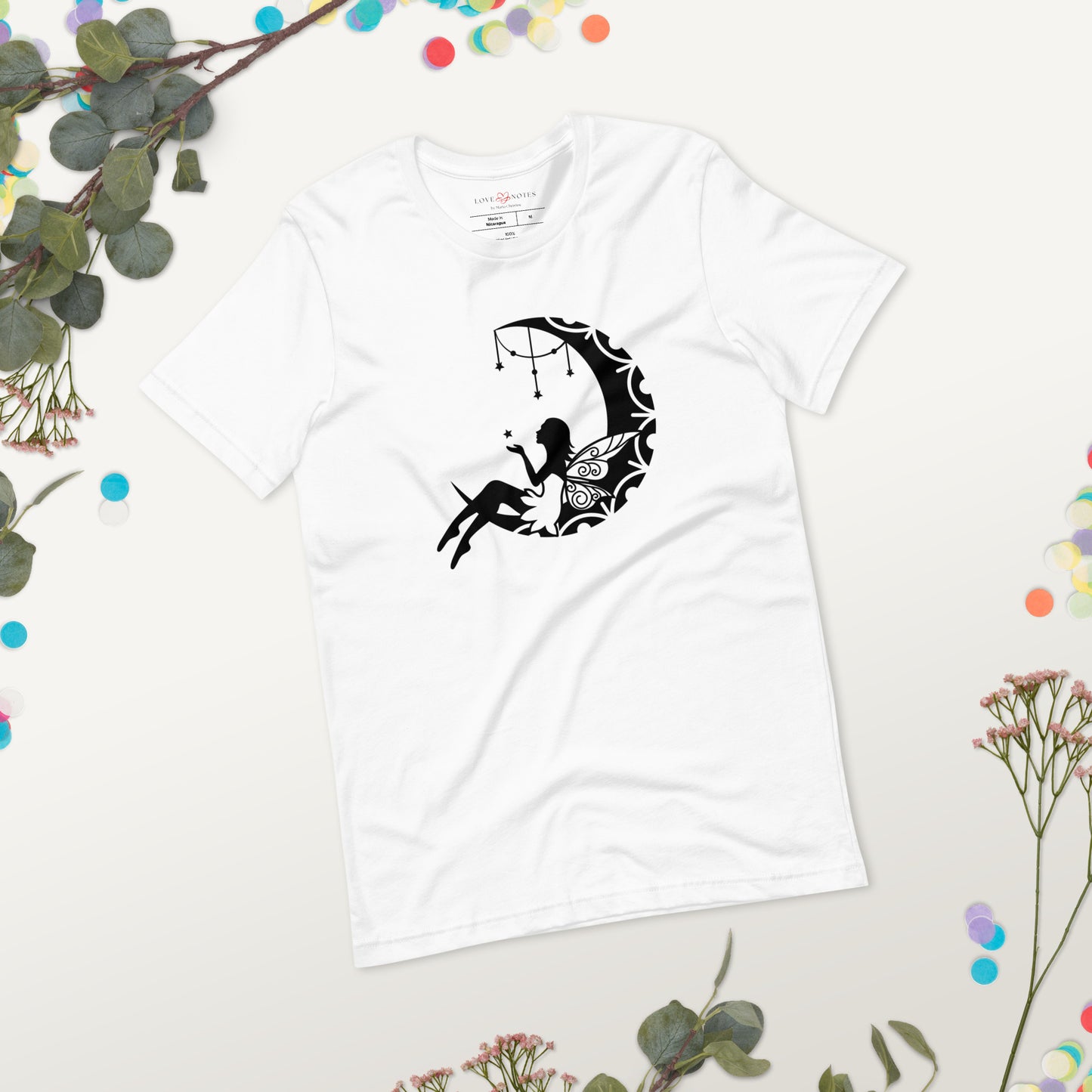 Unisex Tee: Elegant Fairy Moon