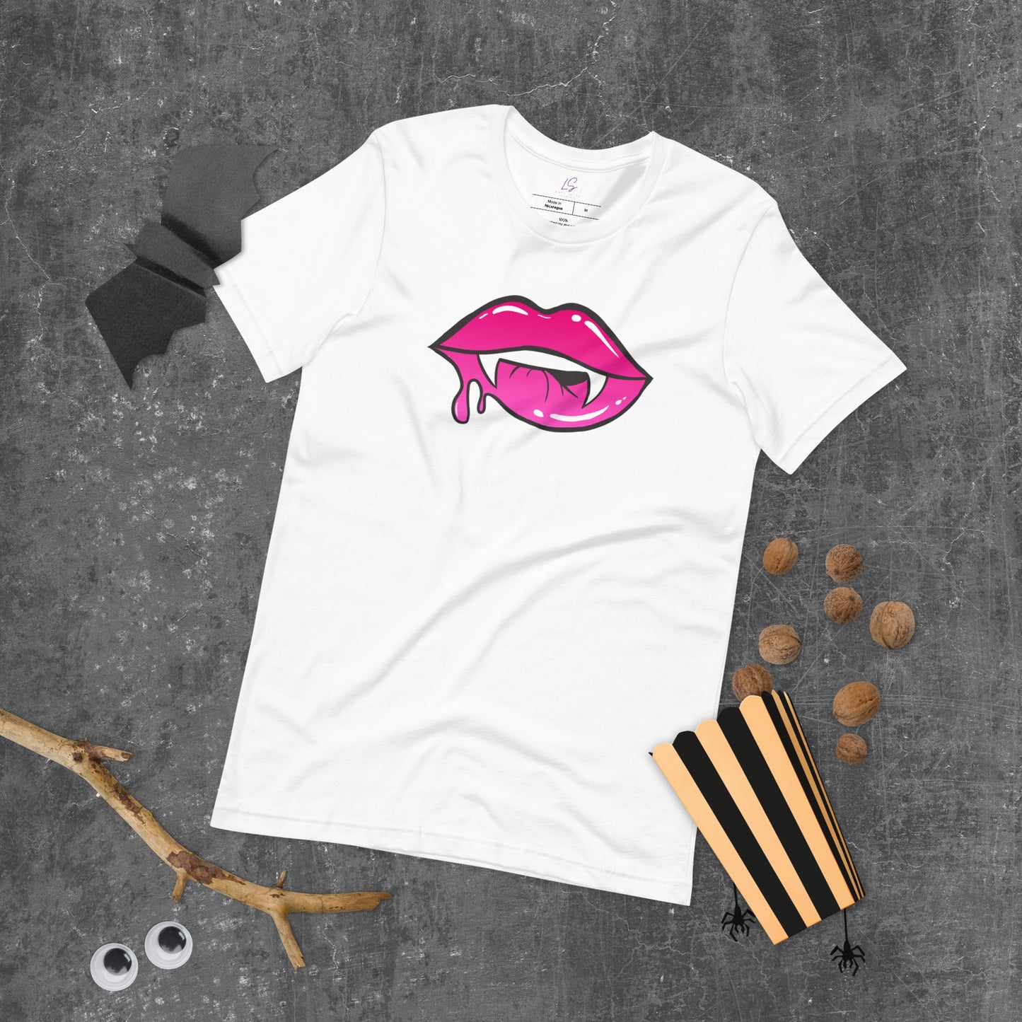 Unisex Tee: Pink Vamp Lips