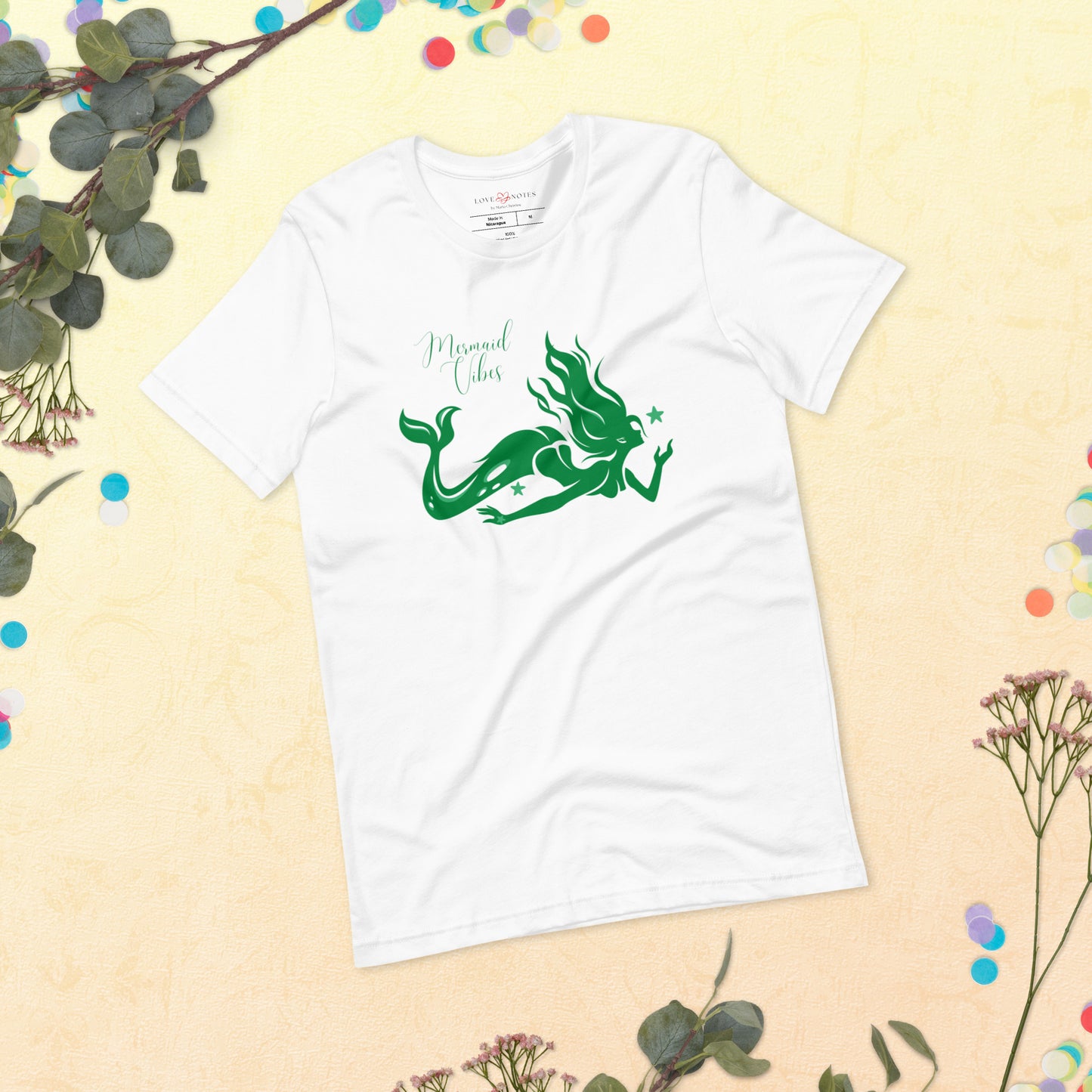 Unisex Tee: Mermaid Vibes (green)