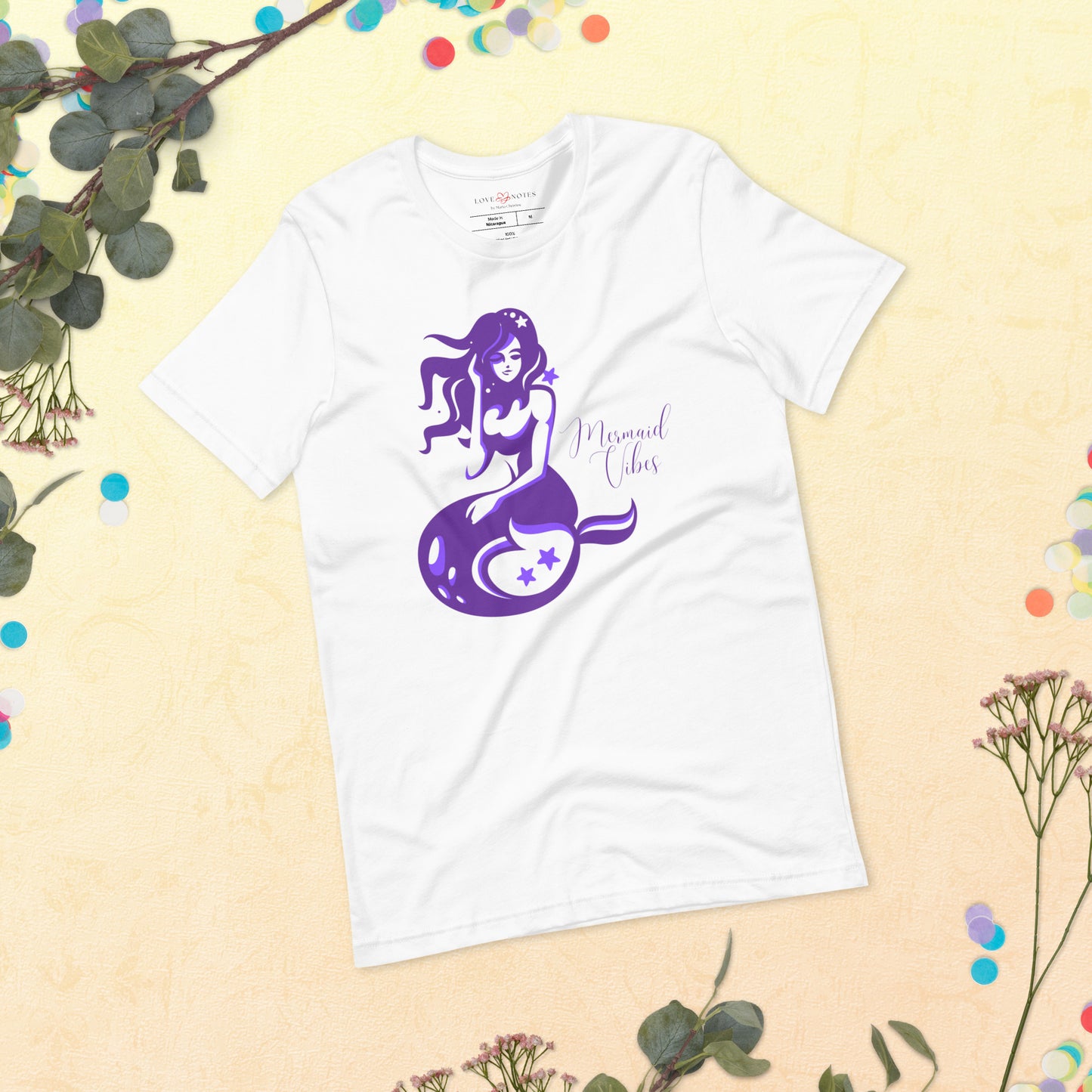 Unisex Tee: Mermaid Vibes (purple)