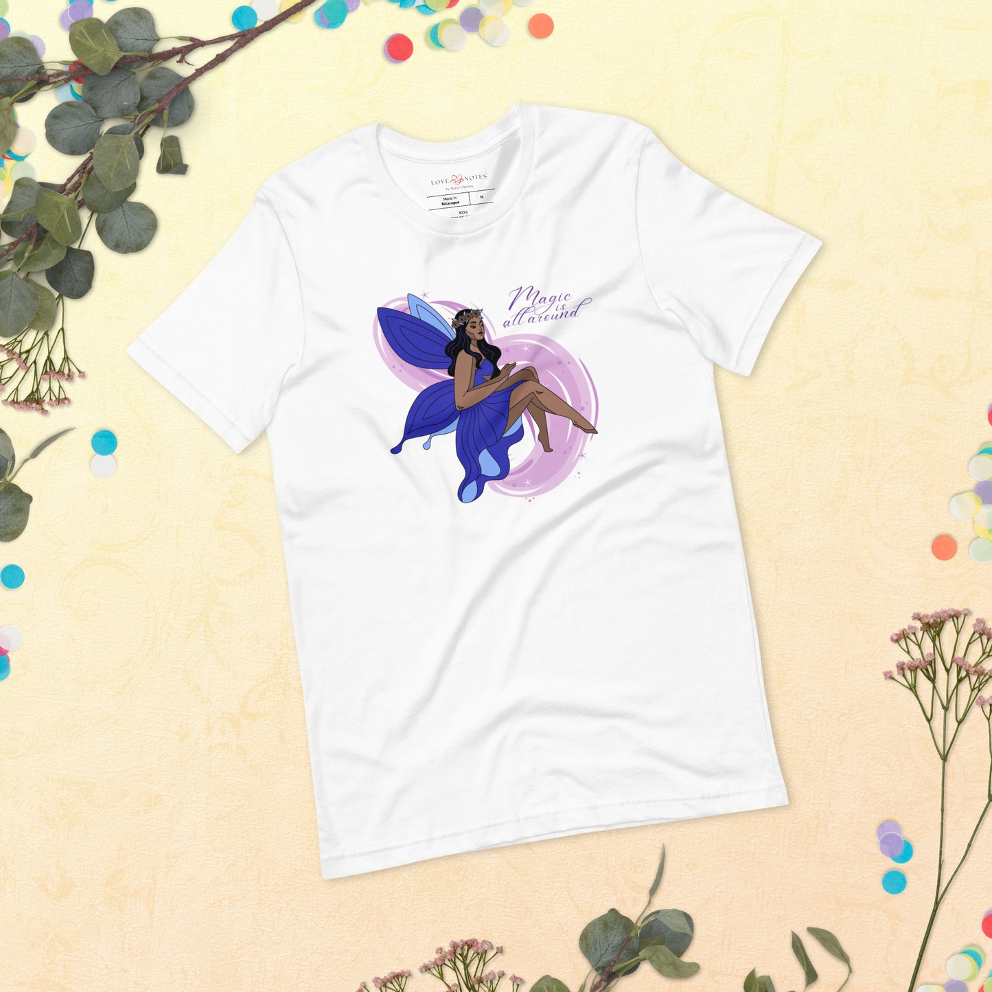 Unisex Tee: Blue Fairy | Magic is All Around