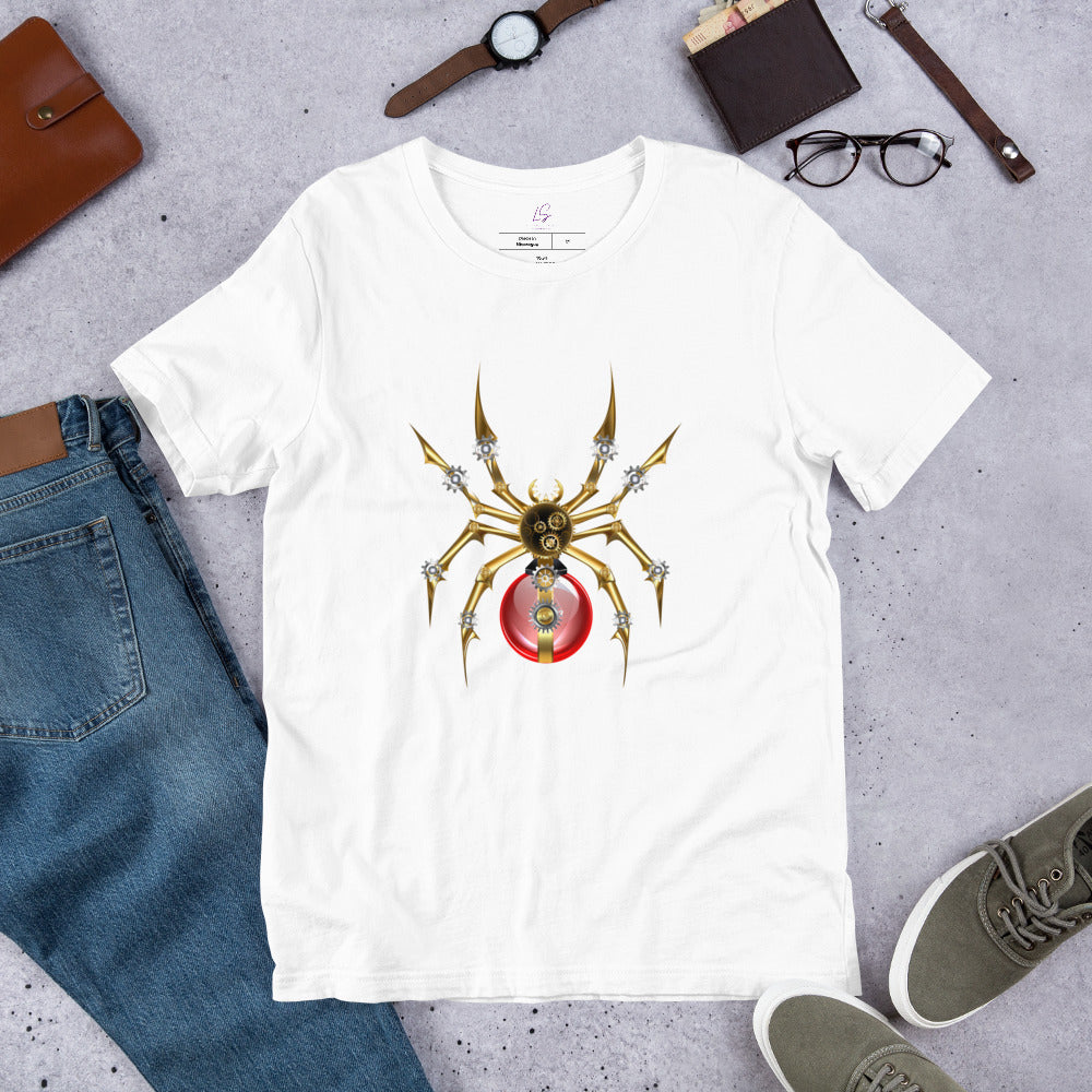Unisex Tee: Steam Punk Spider II