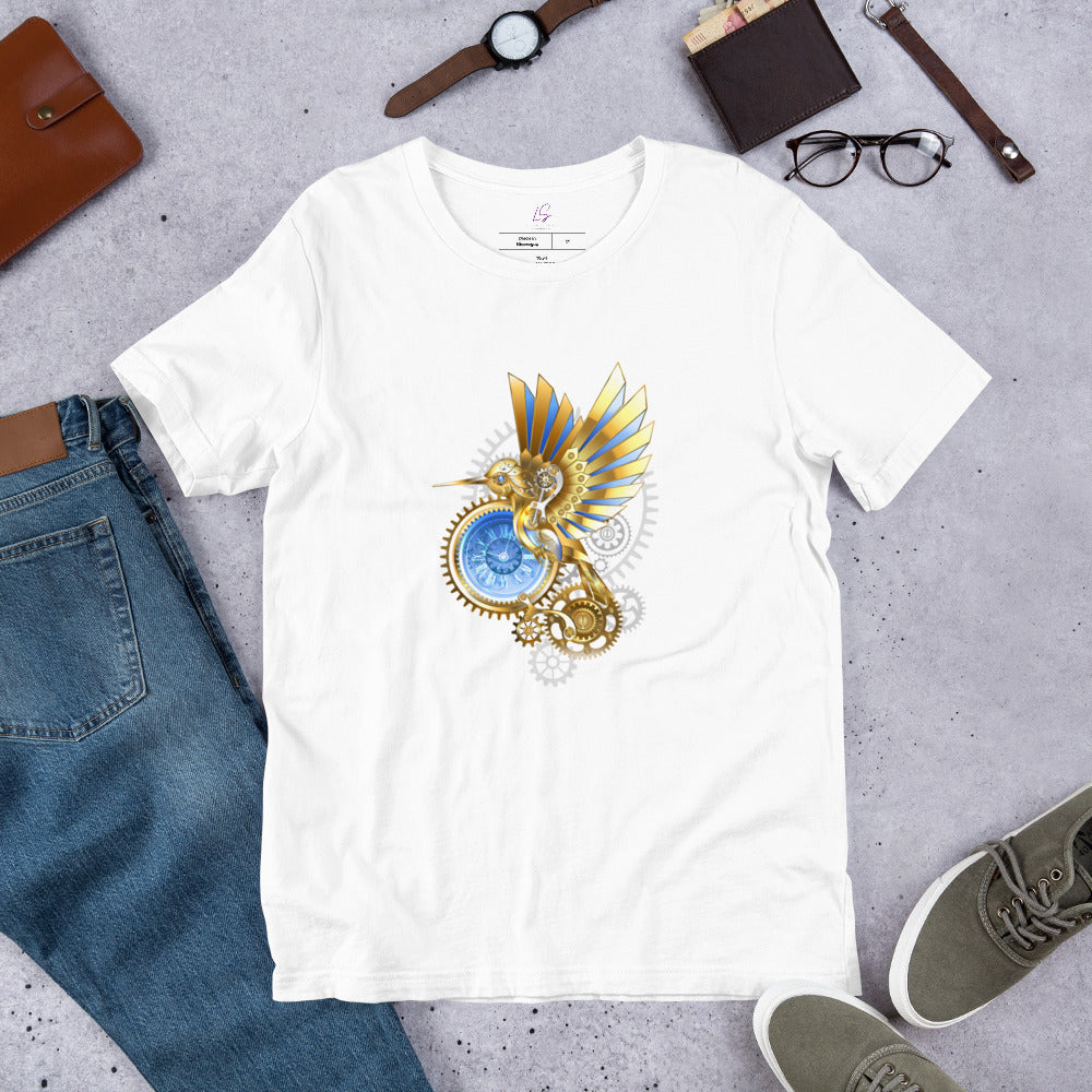 Unisex Tee: Steam Punk Hummingbird