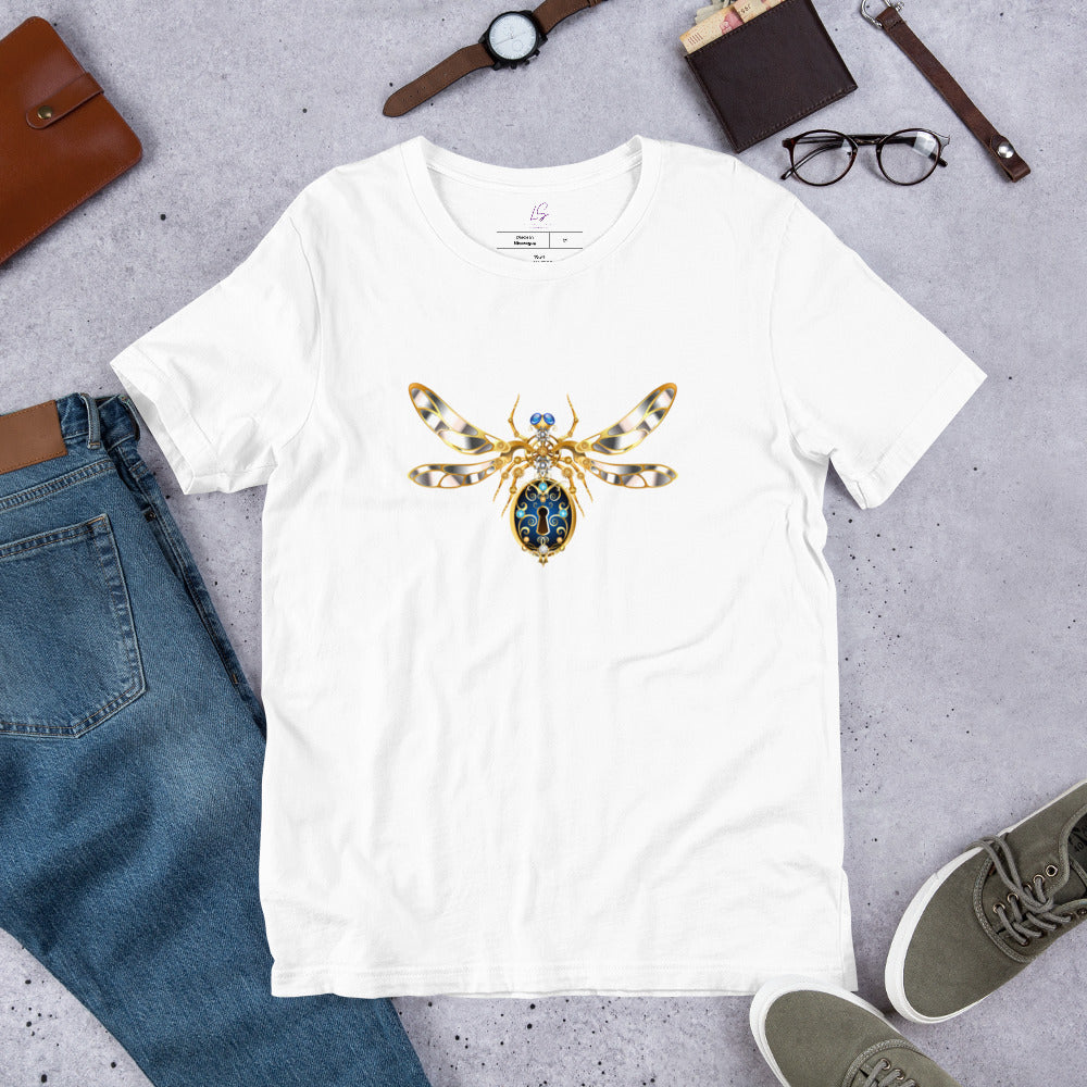 Unisex Tee: Steam Punk Dragonfly I