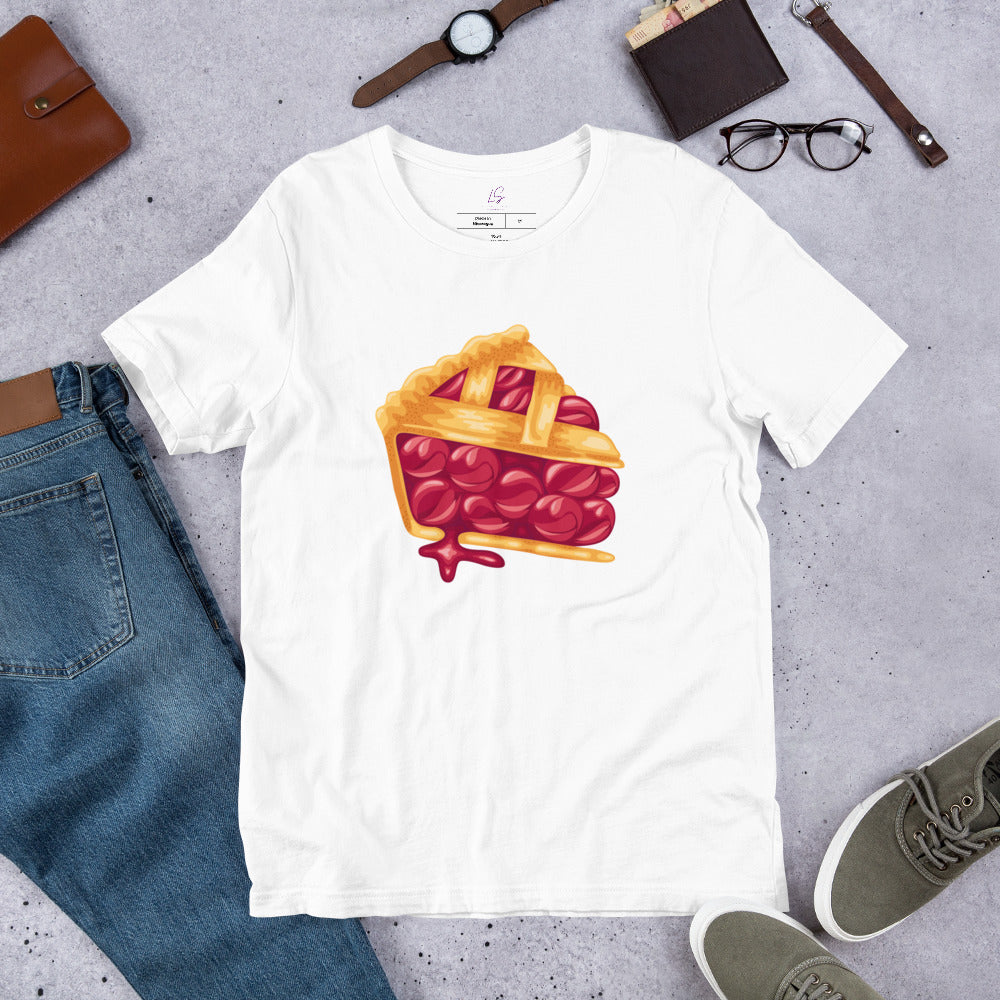 Unisex Tee: Cherry Pie Slice