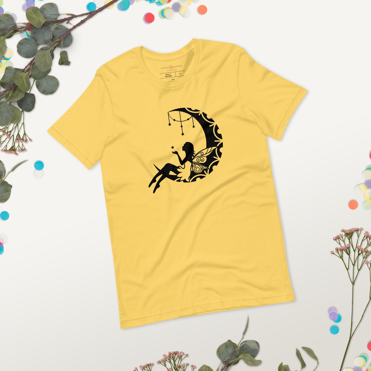 Unisex Tee: Elegant Fairy Moon