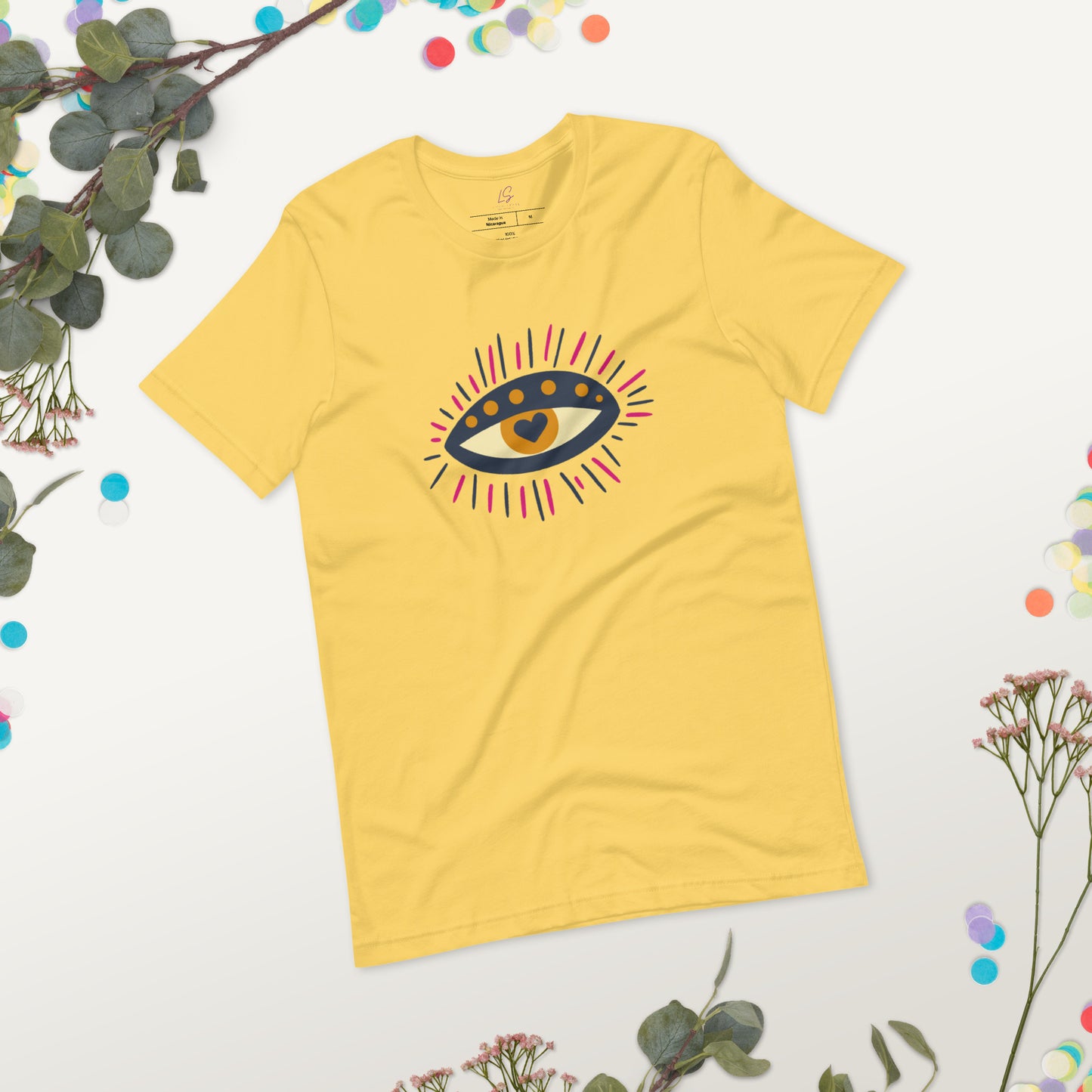 Unisex Tee Bella + Canvas 3001: Third Eye with Heart Iris