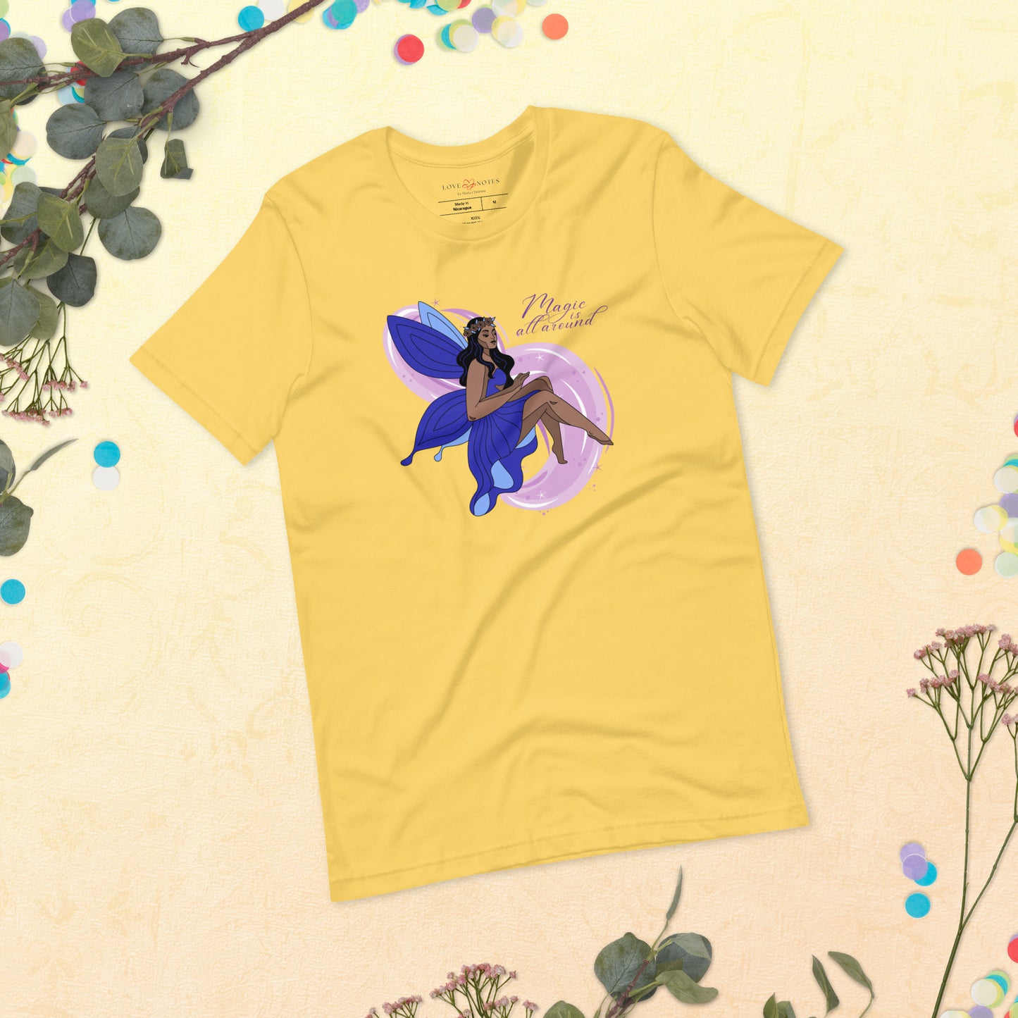 Unisex Tee: Blue Fairy | Magic is All Around