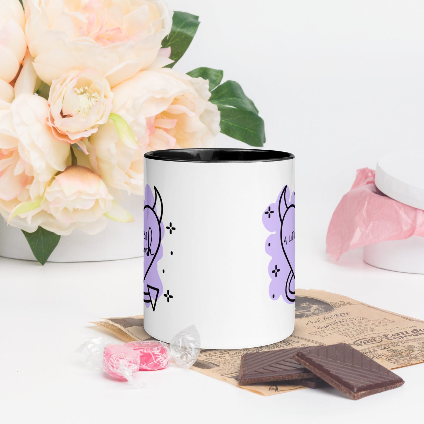 Mug: A Little Bit Impish (lavender)