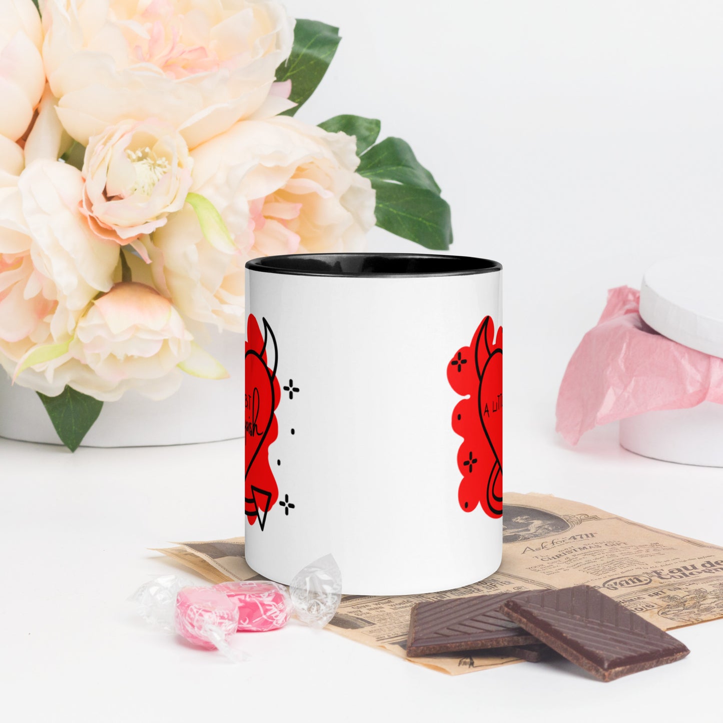 Mug: A Little Bit Impish (red)