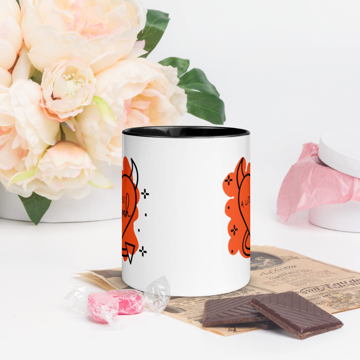 Mug: A Little Bit Impish (orange)