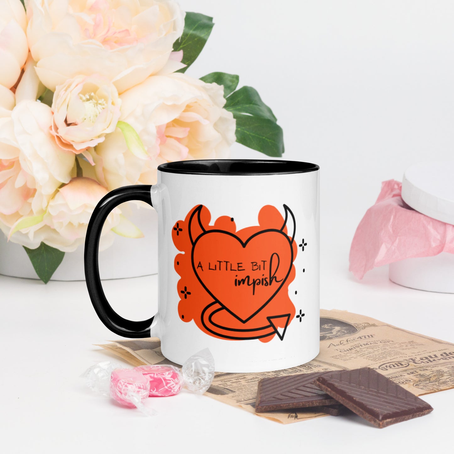 Mug: A Little Bit Impish (orange)