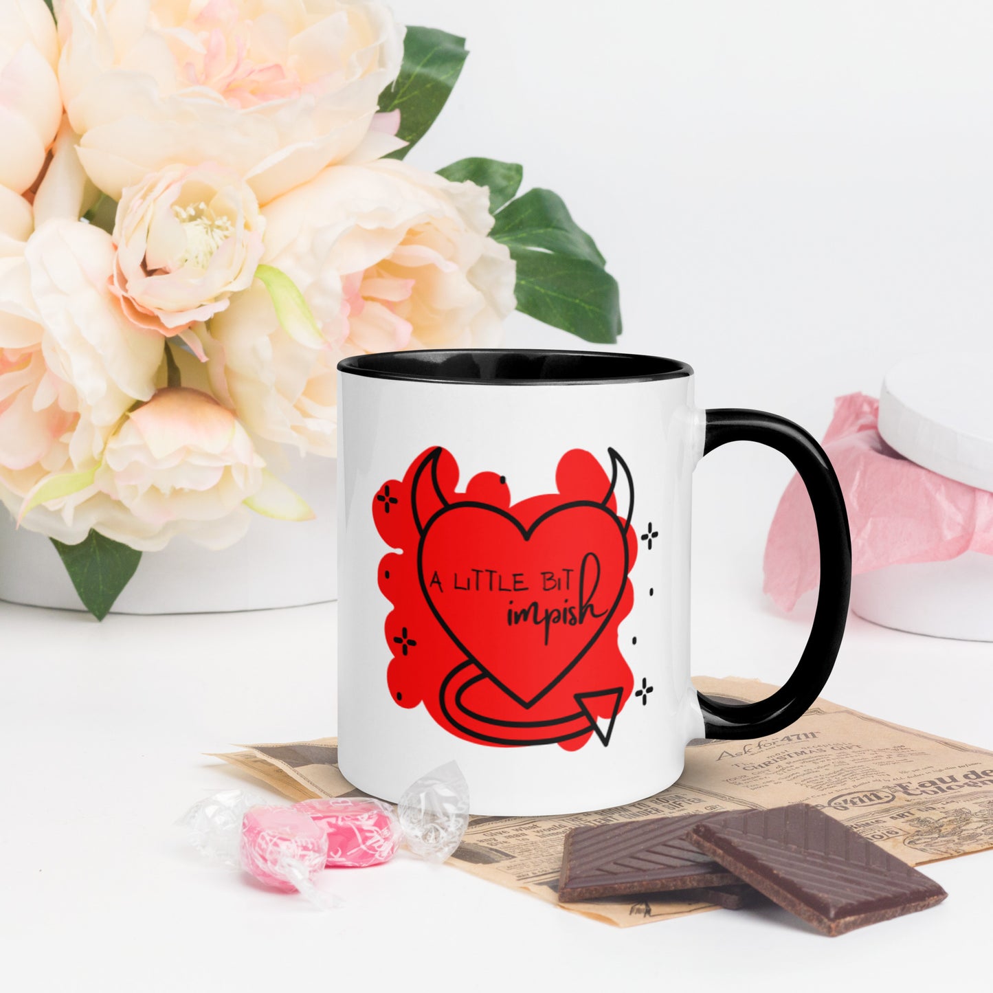 Mug: A Little Bit Impish (red)