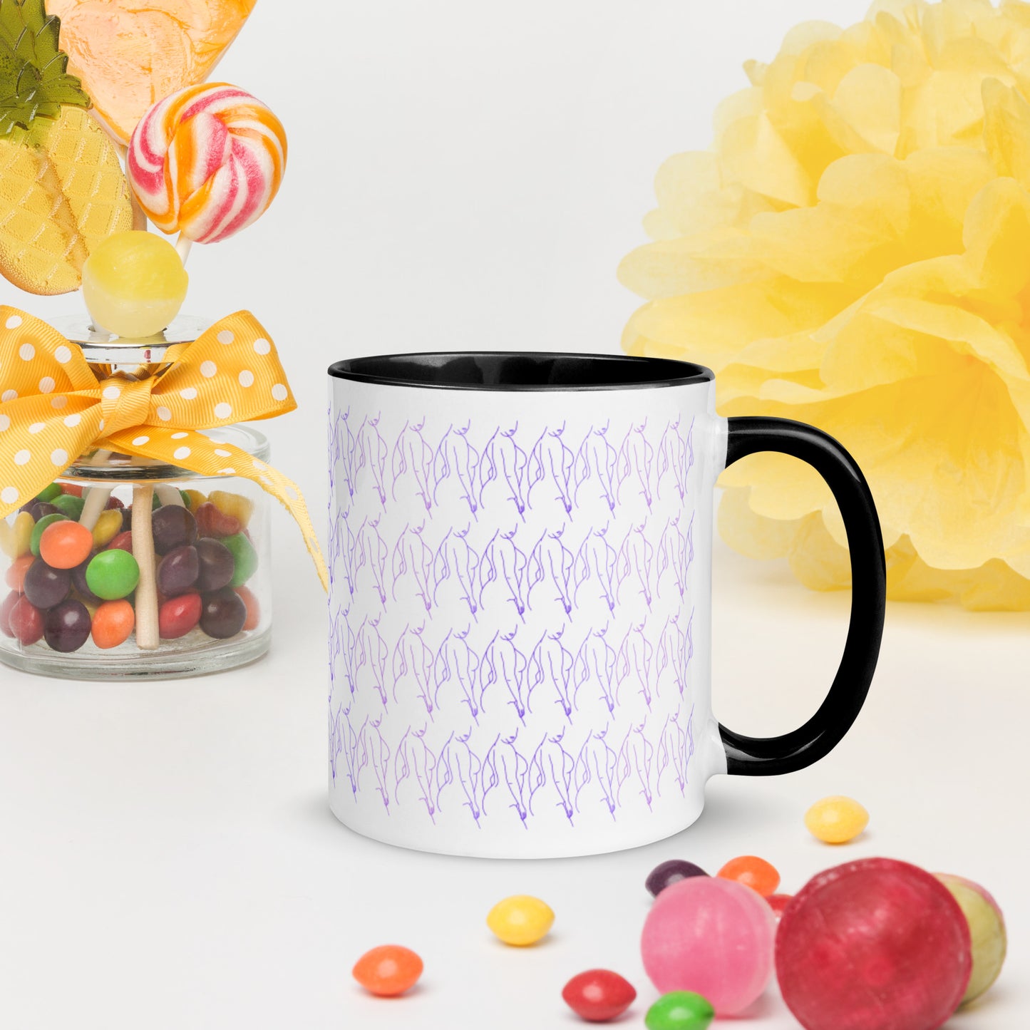 Mug: Full-Figure Silhouette (purples)