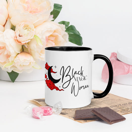 Mug: Black Magic Woman (red clouds)