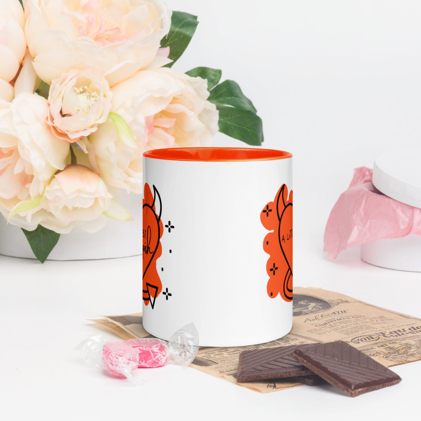 Mug: A Little Bit Impish (orange)