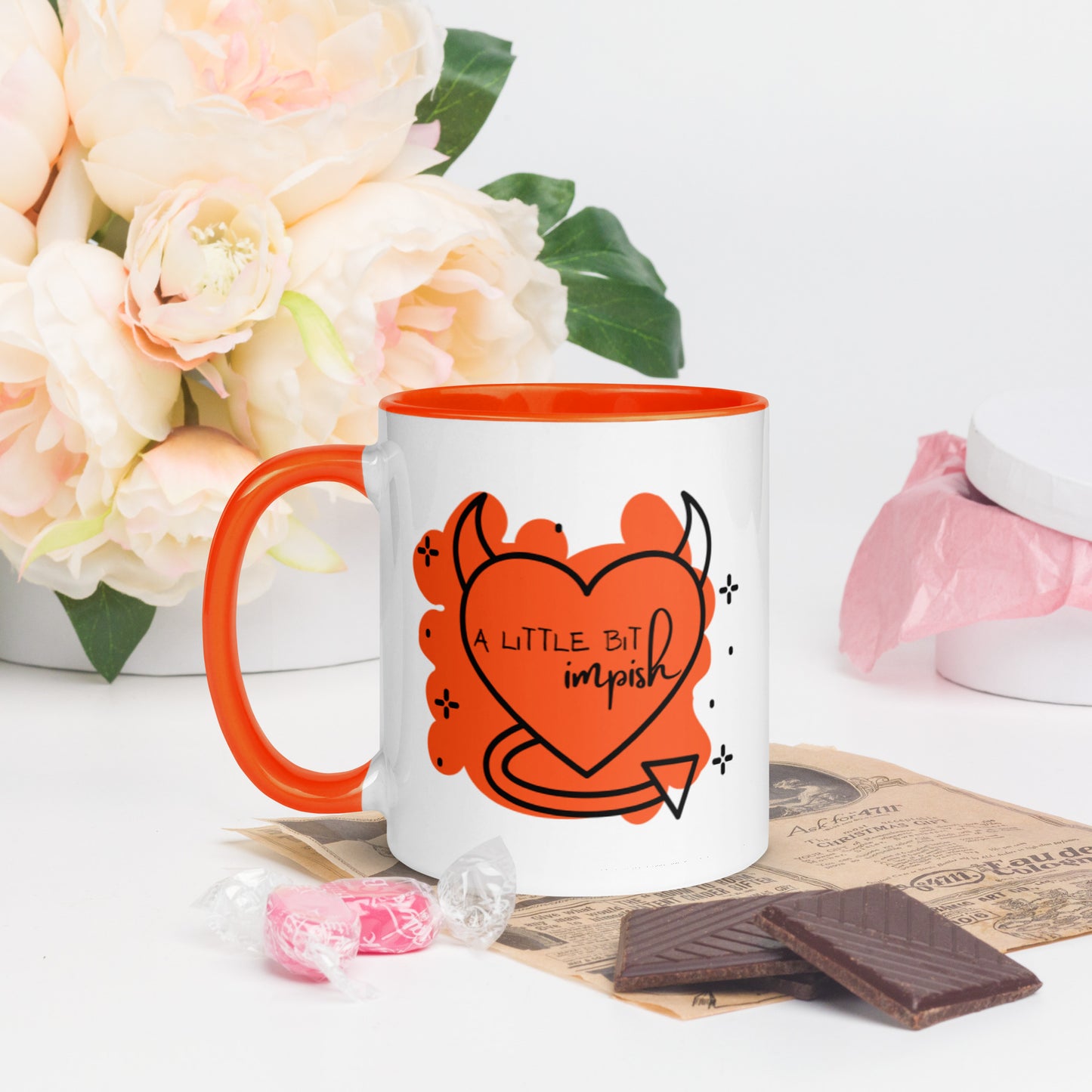 Mug: A Little Bit Impish (orange)