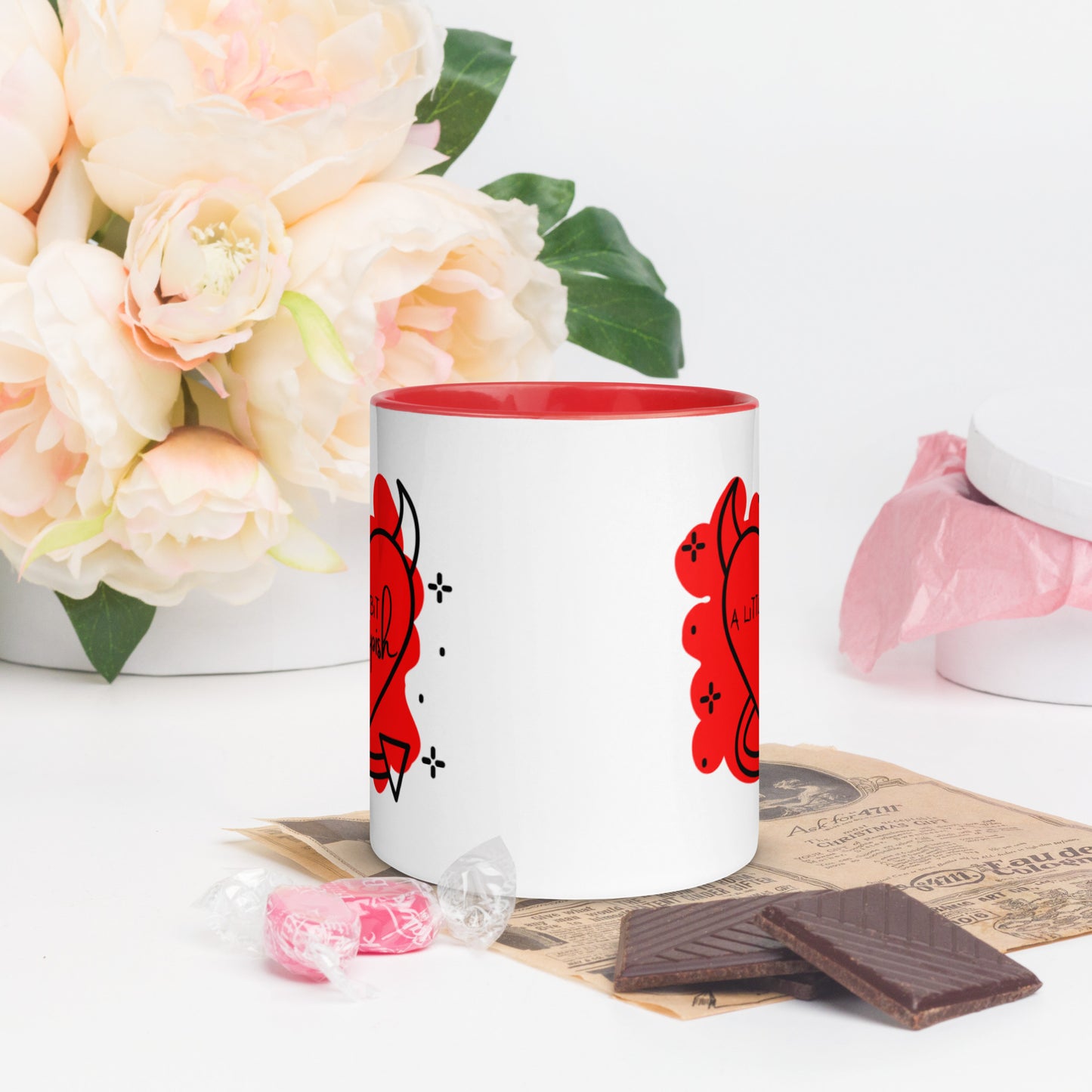 Mug: A Little Bit Impish (red)