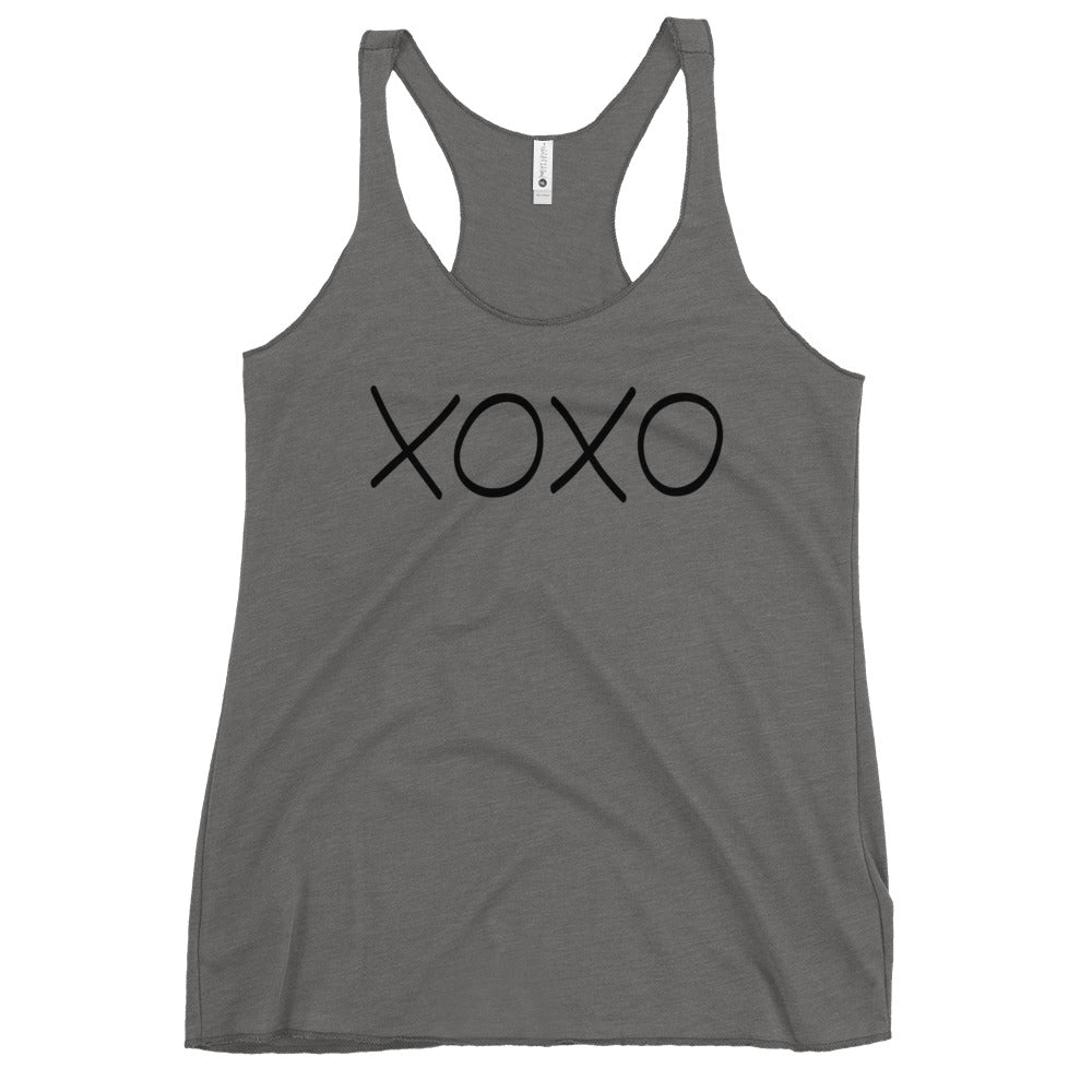 Women's Racerback Tank: XOXO