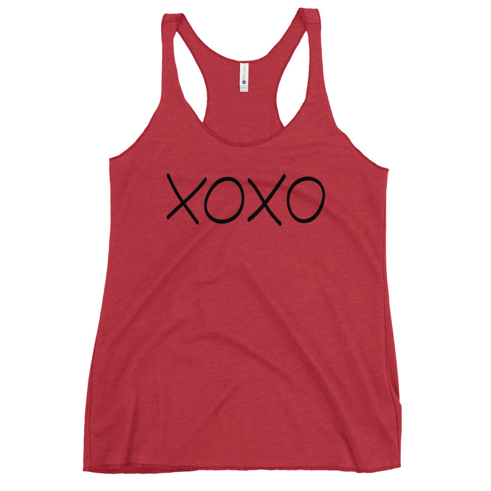 Women's Racerback Tank: XOXO
