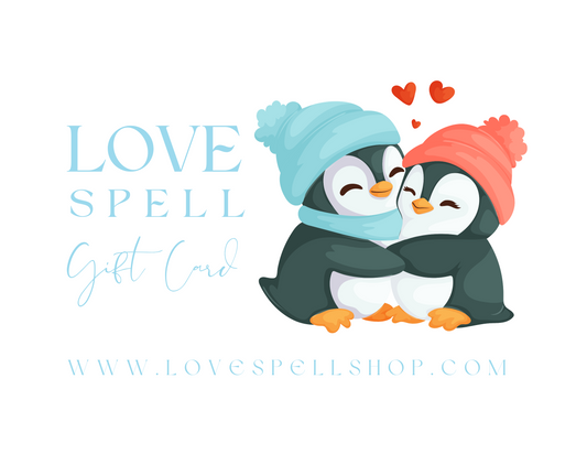 Love Spell Digital Gift Card (Cozy Penguins Kiss)