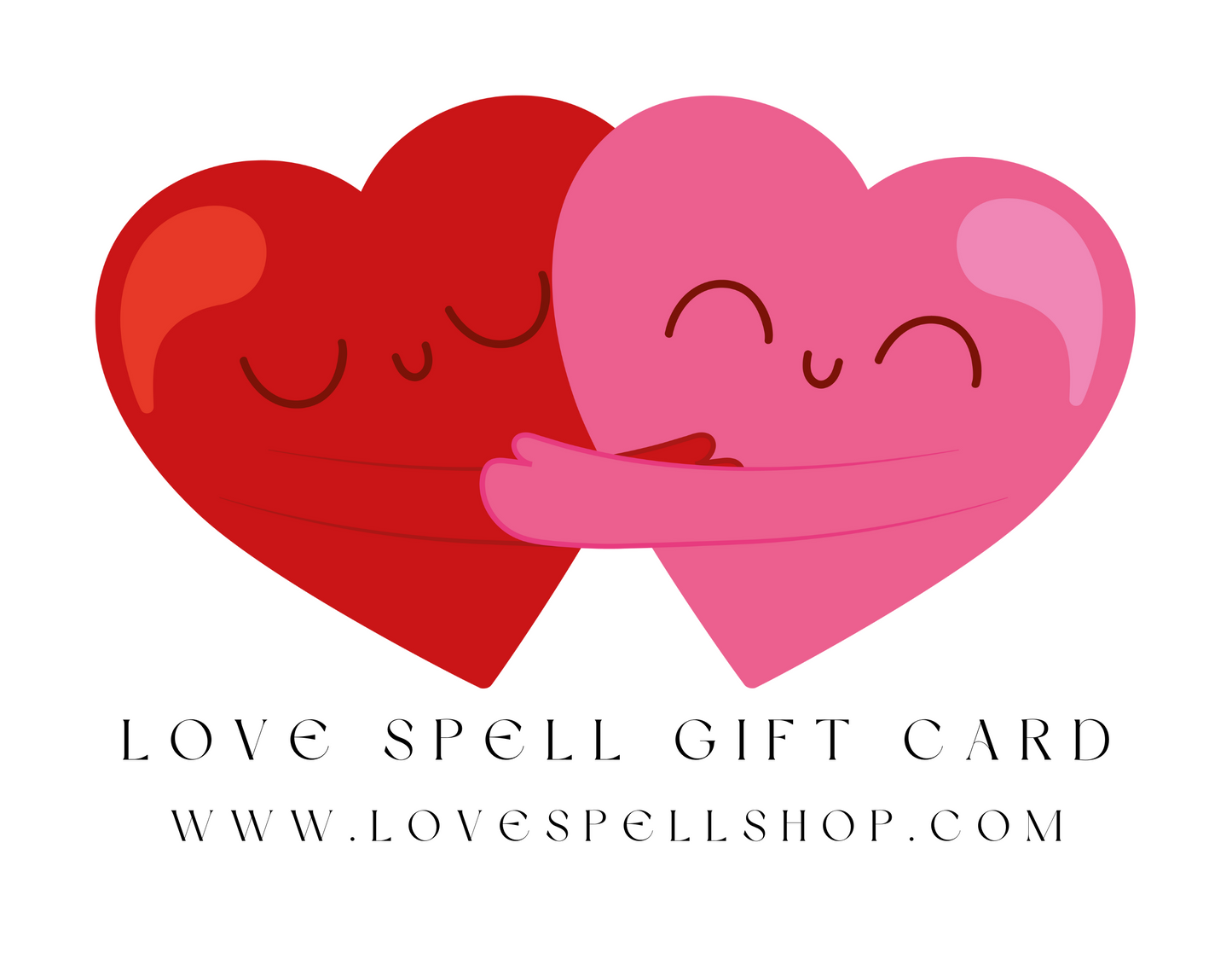 Love Spell Digital Gift Card (Hugging Hearts)