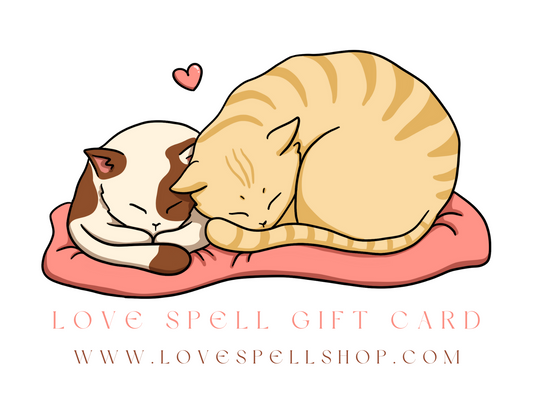 Love Spell Digital Gift Card (Cats Snuggle)