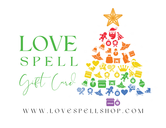 Love Spell Digital Gift Card (Pride Rainbow Christmas Tree)