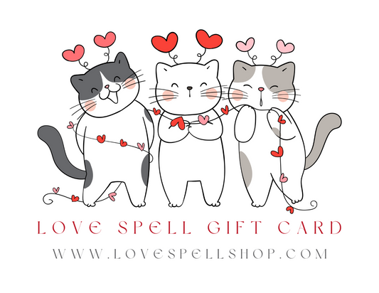 Love Spell Digital Gift Card (Cat Trio Hearts)