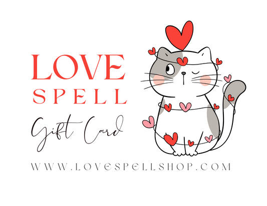 Love Spell Digital Gift Card (Cat Wrapped in Hearts)