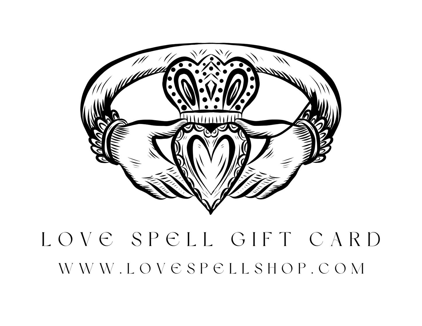 Love Spell Digital Gift Card (Claddagh Ring)