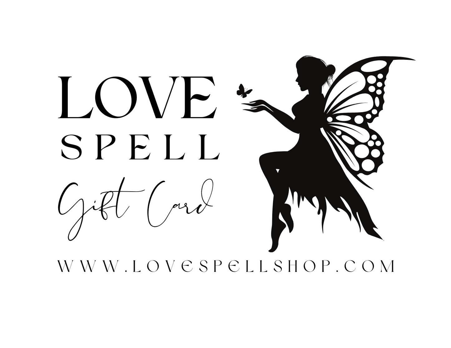 Love Spell Digital Gift Card (Fairy and Butterfly)