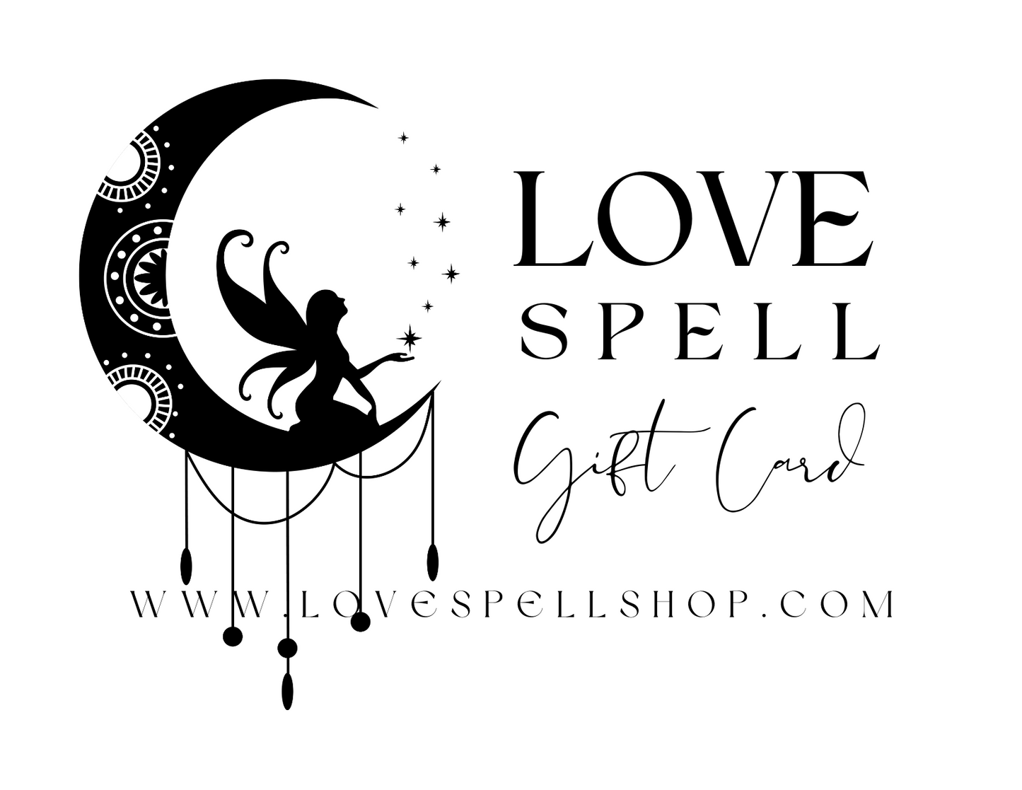 Love Spell Digital Gift Card (Fairy Moon Dream Catcher)